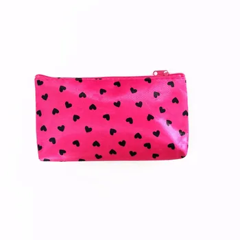 

M374 Cute Cartoon Small Love Heart Dot Bag Headset Line Data Line Coin Purse Card Bag Girl Women Student Gift Wholesale