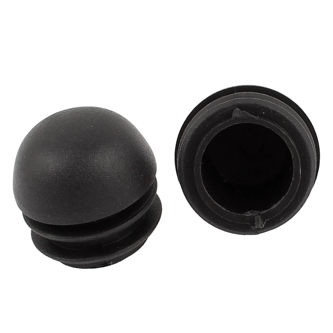 

AIMA 2 Pcs 25mm Dia Plastic Round Tube Inserts End Blanking Caps Black