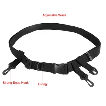 Fishing Wader Belt Wading Belts for Kayak Fishing Accessories Fighting Belt Wader Straps D ring and Hook Fits Waist Belts