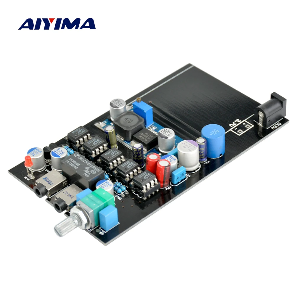AIYIMA E11 Portable headphone amplifier board Class A Using original JRC5532. amplifier Headphone Amplifier with Potentiometer
