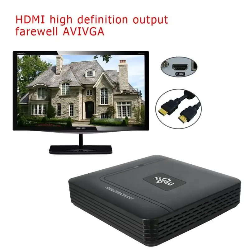 

5 in 1 CCTV Mini DVR TVI CVI AHD CVBS IP Camera Digital Video Recorder 1080N 4CH DVR NVR CCTV System P2P Security Hiseeu A1004NS