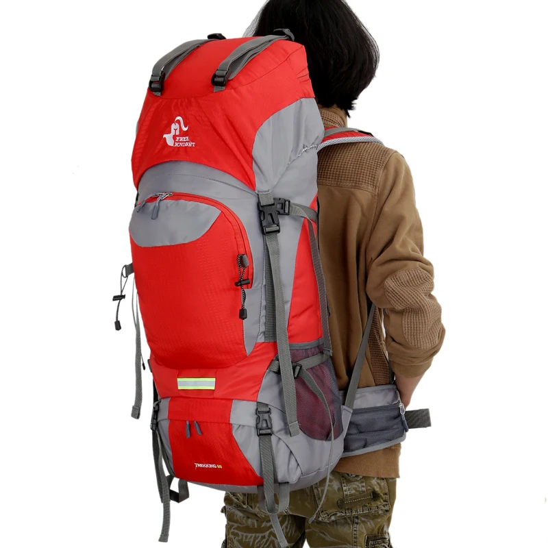 60L Large Capacity Mountain Camping Backpack Waterproof Outdoor Hiking Backpack With Rain Cover Breathable Sport Backpack (9)