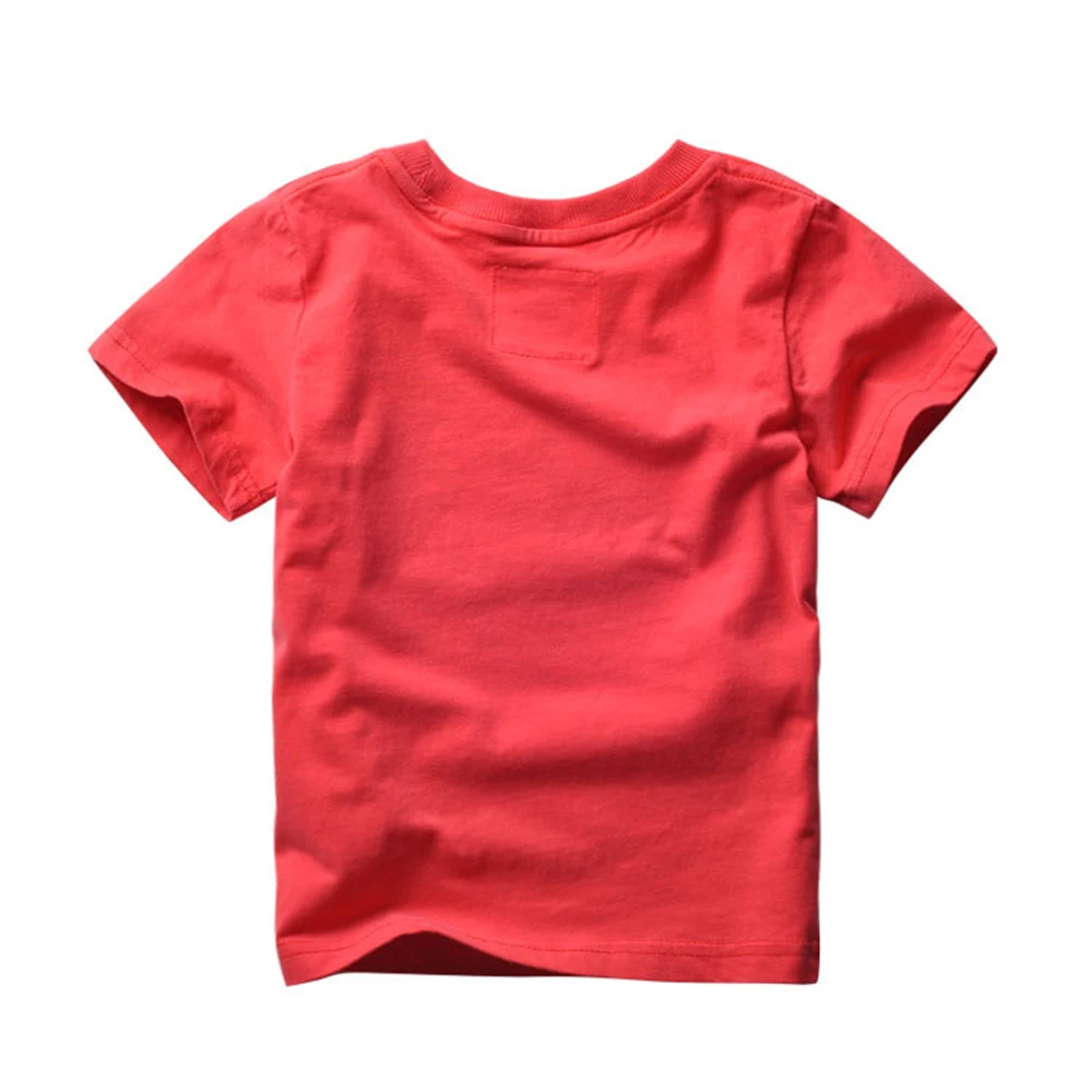 Футболка, летняя одежда для мальчиков, детские спортивные часы для мальчика и девочки, топы, футболки, детские хлопковые футболки для мальчиков 2-6 лет, футболки с принтом велосипеда