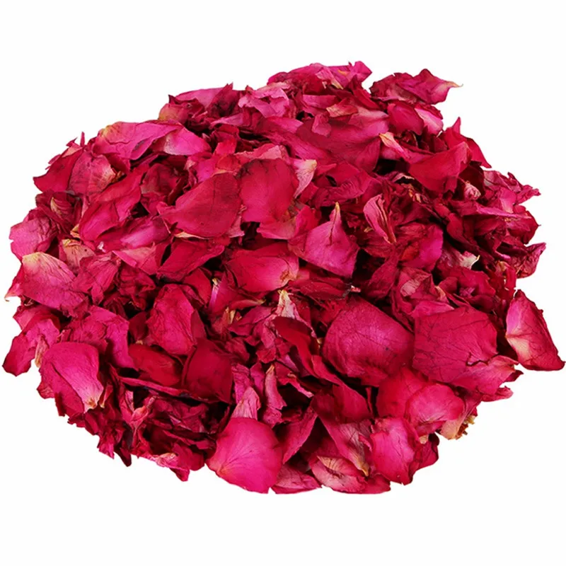 1 упаковка сушеные лепестки розы натуральный цветок для ванны Спа Отбеливающий душ сухой лепесток розы для купания облегчающий ароматный массажер для тела