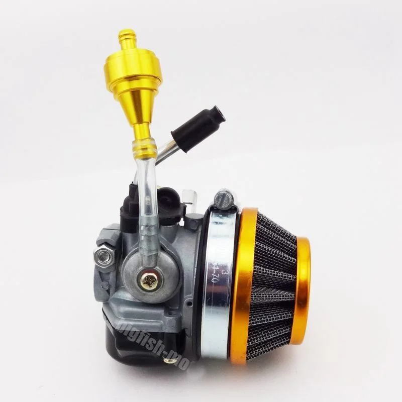 Carb Cleaner Motorized Bicycle Carburetor Intake Manifold 32-40mm UAUS Short Offset Intake Manifold With Gasket For 49cc-80cc Motorized Bicycles Motorized Bicycle Intake E Bike Conversion Kit - Foto 11