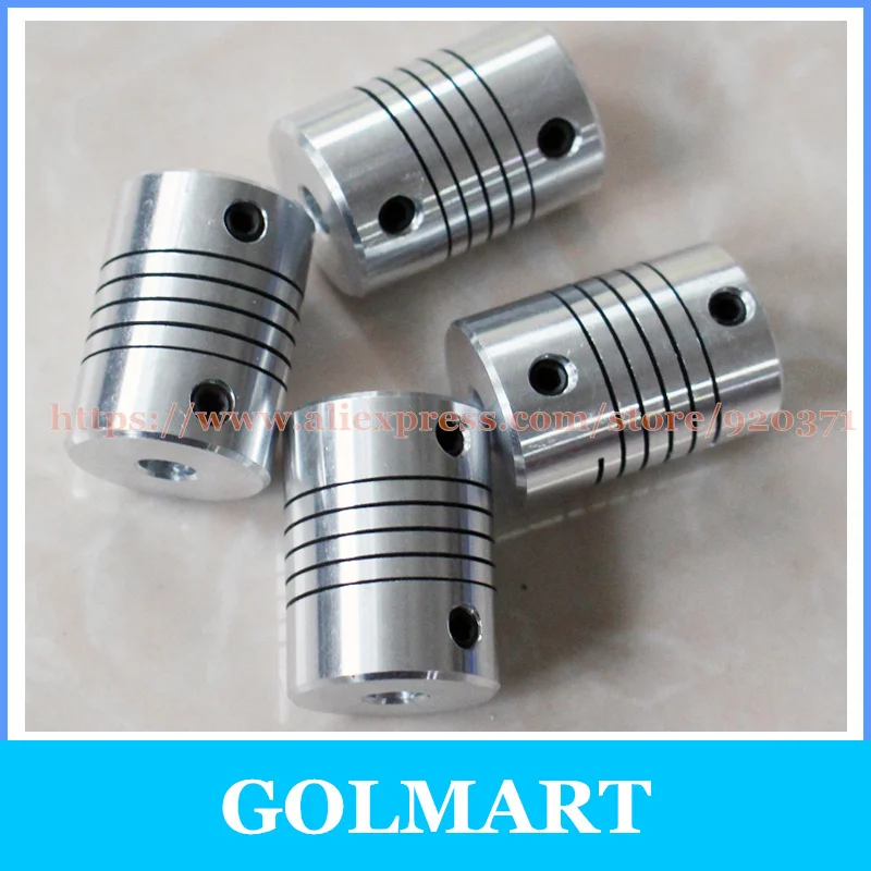 D18*L25 Shaft Coupling flexible 3/4/5/6/6.35/7/8/10 mm CNC Motor Coupler shaft coupler flexible coupling shaft connector