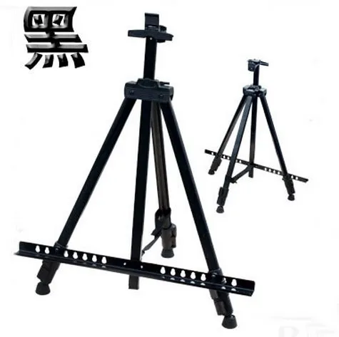 

art set Easel Aluminium Alloy Folding Painting Easel Frame Artist Adjustable Tripod Display Shelf With Carry Bag Outdoors Studio