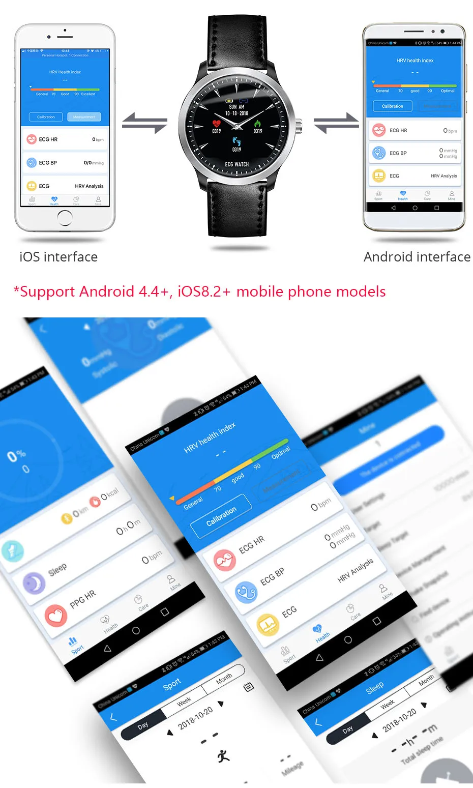 N58 ECG Smartwatch Men Smart Watch support Electrocardiogram Measurement Fitness Tracker (17)