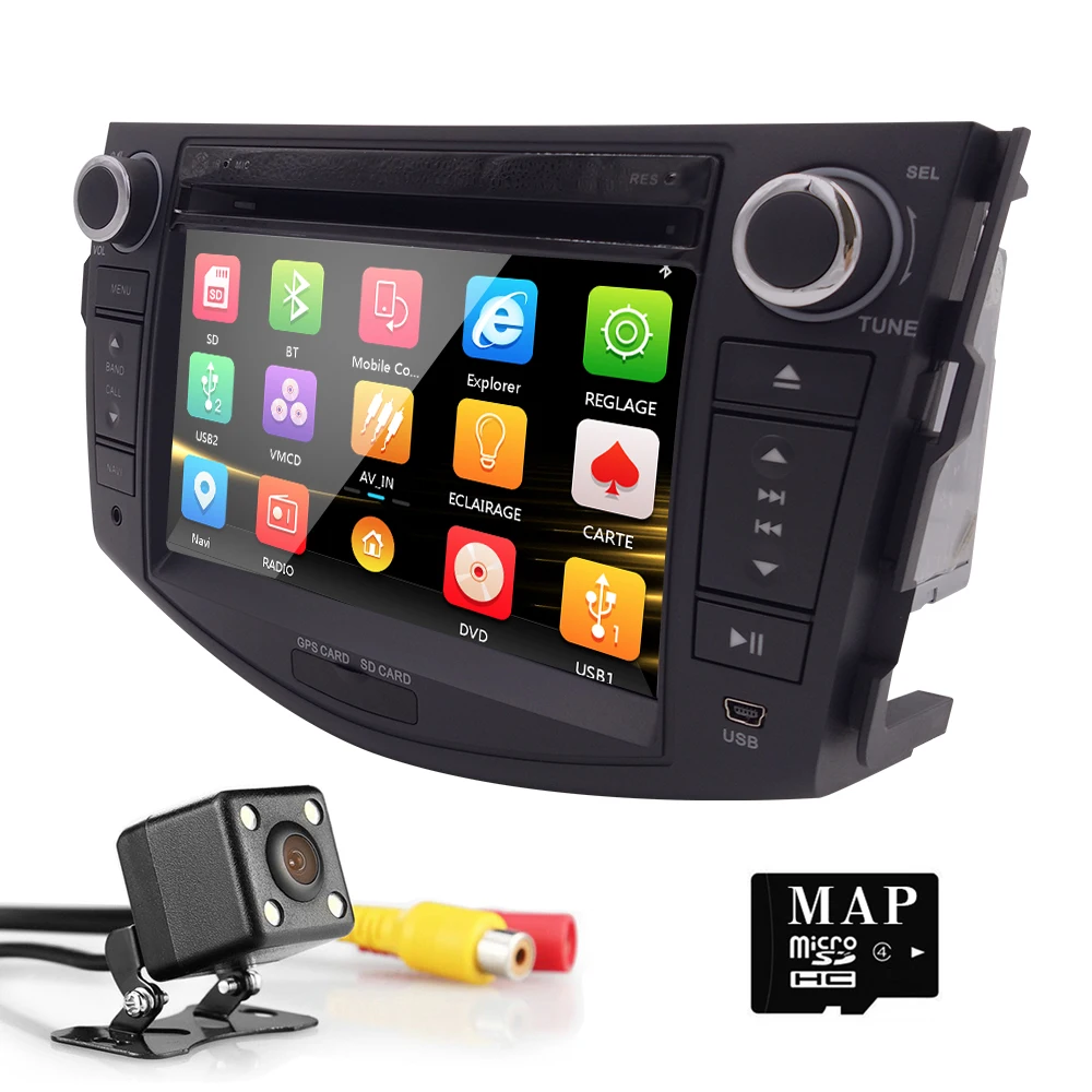 7"HD Touch screen car radio 2din audio GPS Navigation car dvd player