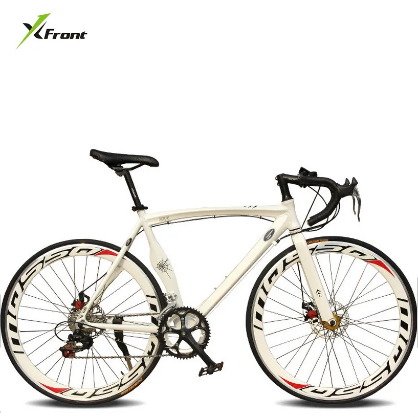 Nueva Marca bicicleta de ciudad aleación de aluminio Marco de músculo 700CC rueda 14/18 velocidad doble disco freno bicicleta 52 cm bicicleta