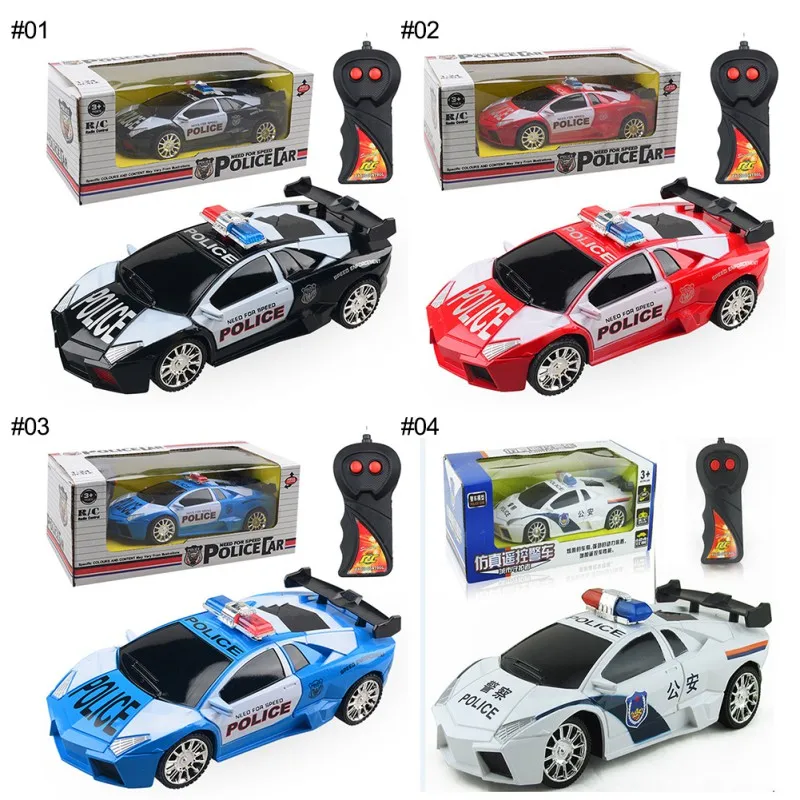 

1:24 Model Electric Police RC Cars 2 channels Remote Control Car Toys for Boys Racing Car with Light boy Gift Kids