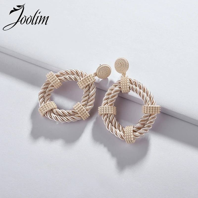 

Joolim Jewelry Wholesale/Braided Rope Drop Earring Dangle Earring