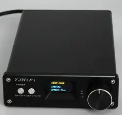 Yjhihi STA326 OLED USB ЦАП чистый цифровой усилитель (50 Вт + 50 Вт) аудио декодер с помощью PCM2706 и AK4113 качество звука супер хорошо