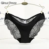 S-2XL! seamless low-Rise women's sexy lace lady panties seamless cotton breathable panty Hollow briefs Plus Size girl underwear ► Photo 1/5