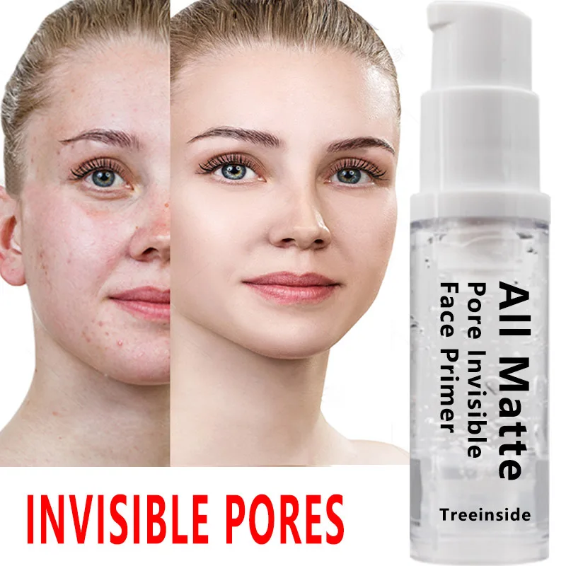 

Face Primer Matte Make Up Foundation Prolong Pores Invisible Moisturizer Skin Brighten Base Primer Gel Makeup