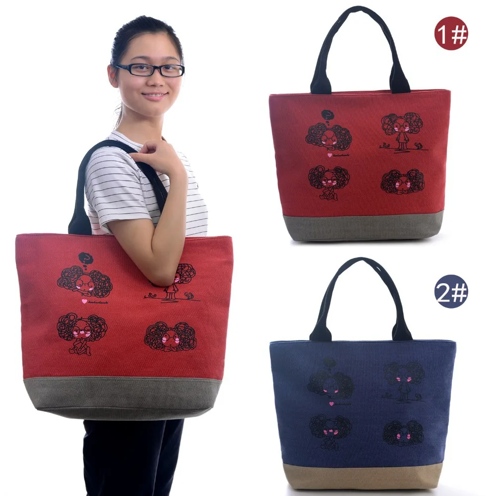 Casual Shopper Handbags On Sale New Year Christmas Gift Blue Red Oxford Bag Shoulder Bags for WomenGirls |