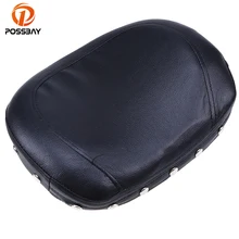 POSSBAY Black Retro Motorcycle Seat Scooter Cushions Pad Motocross Cafe Racer Seats for Honda dio Chopper Bobber Seats цена POSSBAY Black Retro Motorcycle Seat Scooter Cushions Pad Motocross Cafe Racer Seats for Honda dio Chopper Bobber Seats цены онлайн