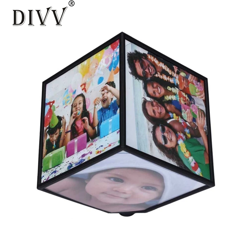revolving photo cube