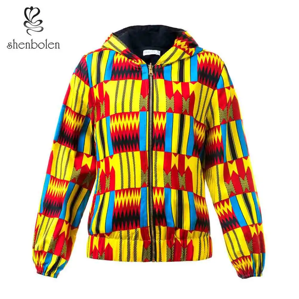 

African clothes for women and men ankara jacket batik wax print long sleeve Basic Jacket Loose coat outer garment