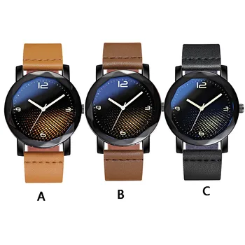 

Sport 2019 NEW Watches Men's Quartz Clock Man/Women Leather Wrist Watch Men's watch Wrist Party decoration Business Watch gif