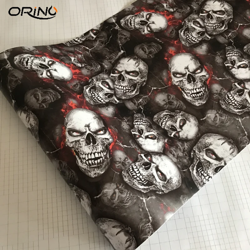 Skull Sticker Vinyl Film-2
