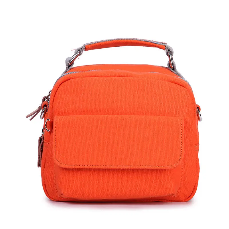 Fashion Simple Small Square Bag Women Korean Style Canvas Shoulder Bag Stylish Casual font b Handbag