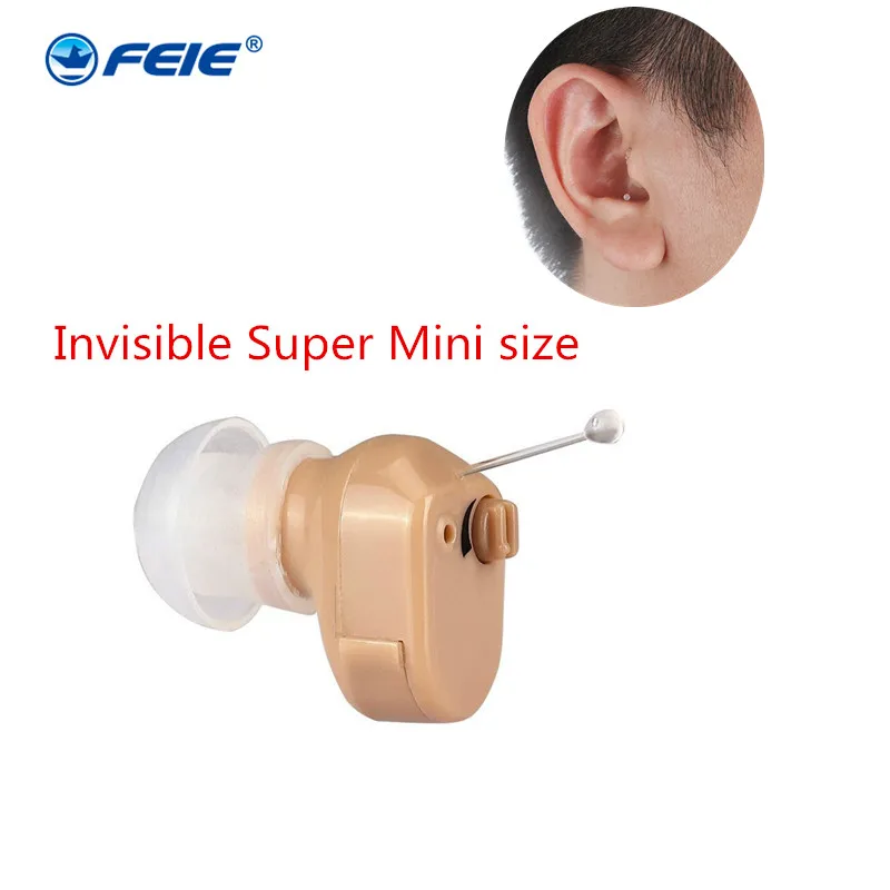 

MicroEar Invisible CIC Hearing Aid Mini Digital Hearing Aids For The Elderly Small ITE Ear Aids Hearing Amplifier S-900A