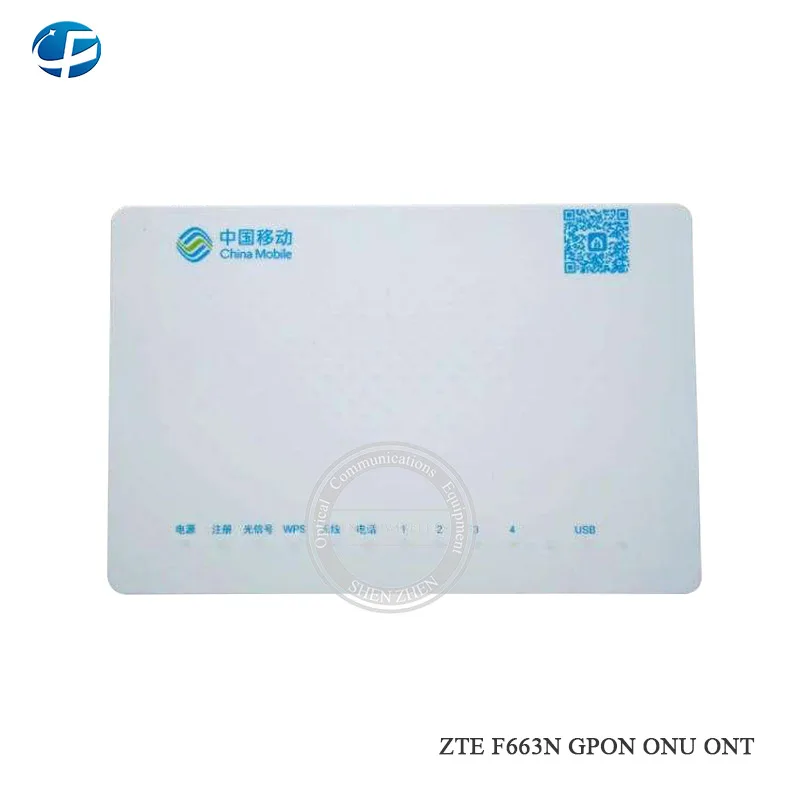 

4pcs ZTE GPON ONT ZXA10 F663N FTTH ONU with 4PORT Ethernet Port English Firmware Fiber Optical sc upc GPON ONT ZXA10 F663N