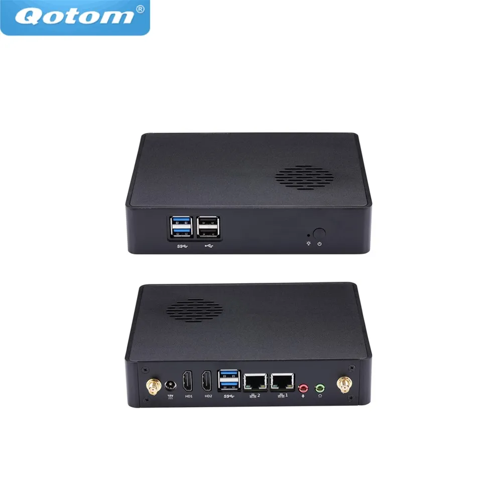 

Qotom small Fan Mini Computer Q450S i5-4200U with 4GB ram, 128GB SSD,WIFI