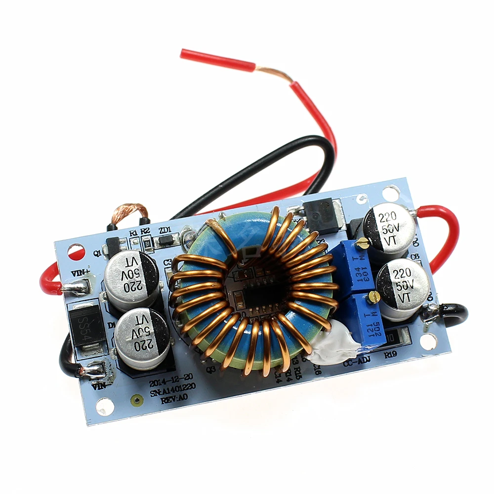 

DC-DC 250W 10-50V Adjustable Boost Constant Voltage Constant Current Vehicle LED Drive Aluminum Substrate Power Supply Module