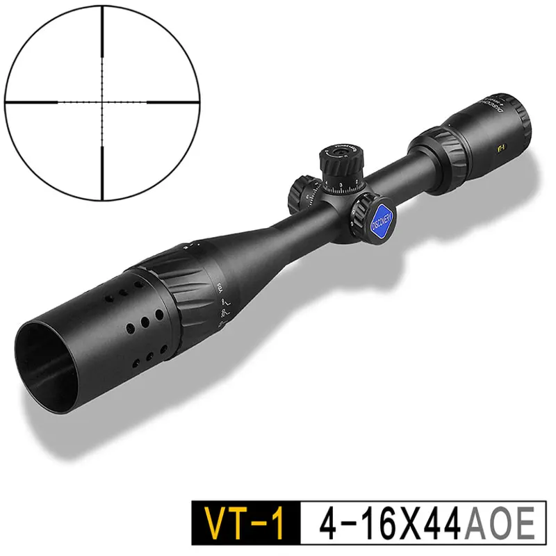 

Discovery VT-1 4-16X44AOE RifleScope Tactical Weapon Scope 1 inch One Tube Mil Dot Illuminated Reticle Tactical Optical Sights