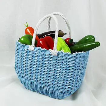 

Bath Basket Knitting Purchase Picnic Vegetable Basket Plastic Bath Basket Hand-held Hanging Basket Receiving Frame