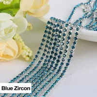3yards/piece 17colors glass crystal Rhinestones chain, Gold bottom sew on Cup Chains For diy Sewing Clothes Accessories