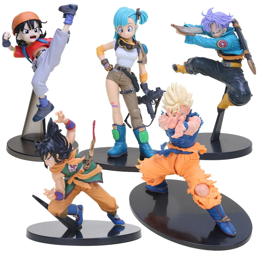Anime Dragon Ball Z Scultures BIG TRUNKS Tenkaichi Budokai 4 Figures Collect Toy