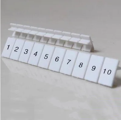 Zb8 Morsettiere Din Rail Maker Strisce Con I Numeri Stampati, Vestito Uk6N Urtks