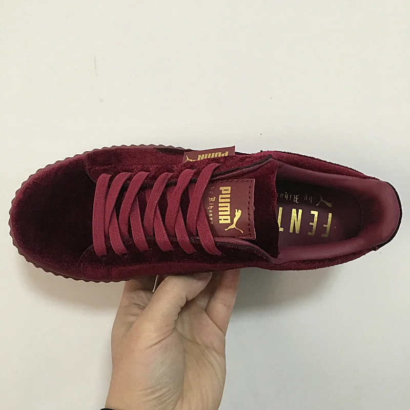 puma veludo vermelho