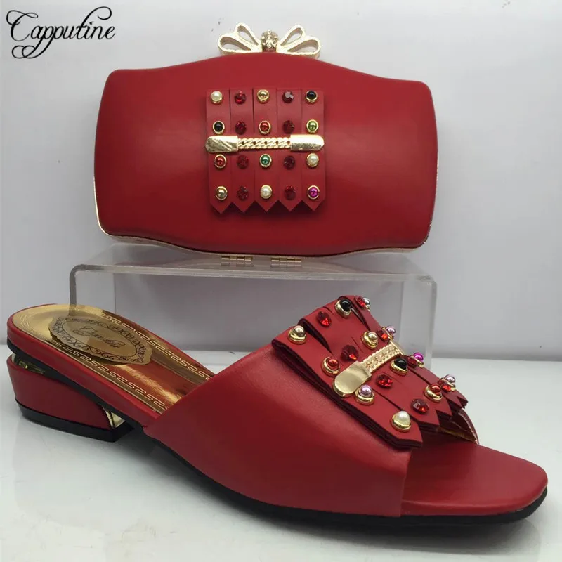 De Cm Zapatos azul Decorado Y Dorado blanco Bolsos amarillo Imitación Juego Con oro Negro Capputine Africano Color rojo 4 Bajo Bolsa Diamantes plata Fiesta Bl985c Tacón xzXRnqaWw