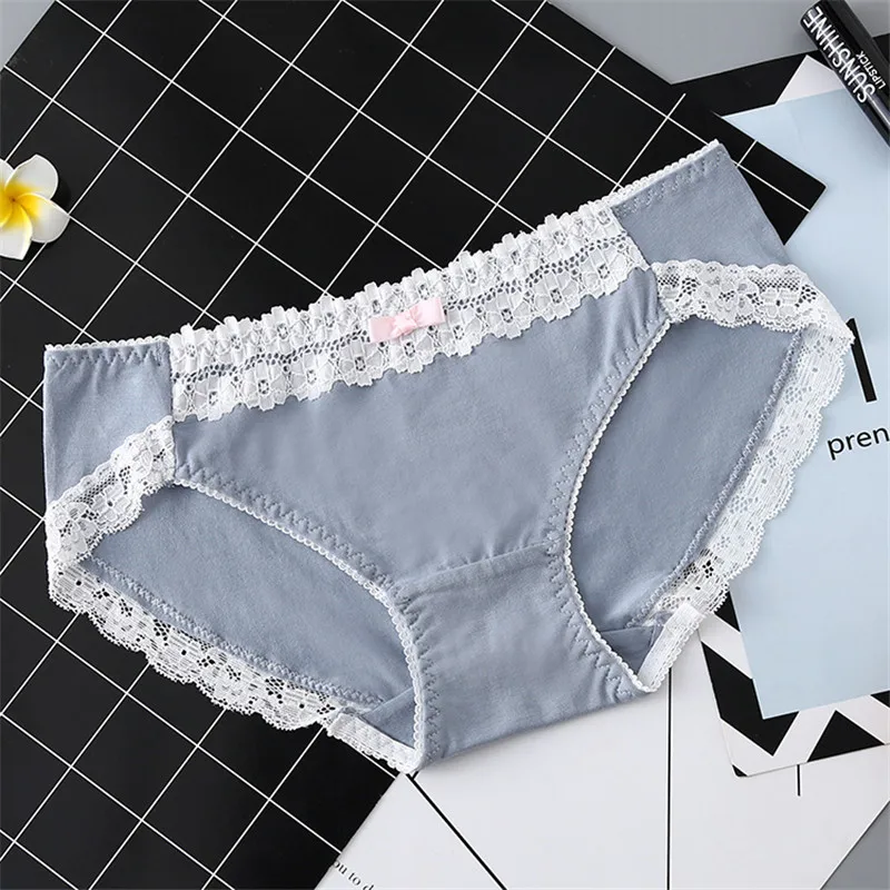 Women Lace Briefs Lady Sexy Panties Women's Low Waist Intimates Soft Cotton Underwear Female Seamless Underpants Women Lace Briefs Lady Sexy Panties Women's Low Waist Intimates Soft Cotton Underwear Female Seamless Underpants