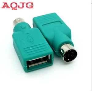 1PCS USB Female to PS2 PS/2 Male Adapter Converter Keyboard Mouse Mice AQJG