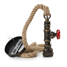 Loft Lamp Vintage Lamp Vintage Rope Creative Personality Lamp Pendant Light Industrial Loft Bulb Edison E27 Retro Pendant Lamps creative diy retro rope pendant light loft vintage lamp restaurant bedroom diningroom pendant lamp hand knitted hemp rope light