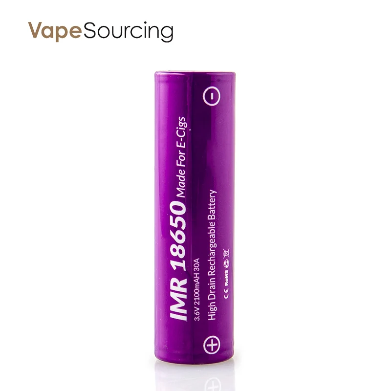 RU склад Vapesourcing 18650 батарея 2100mAh Емкость для электронной сигареты|Батареи