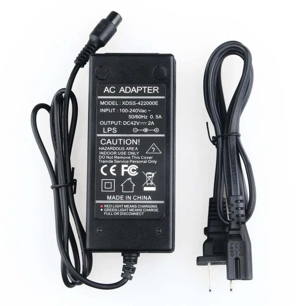 Electric Scooter Power Supply Charger 42V 2A,OEM Charger For Two Wheels