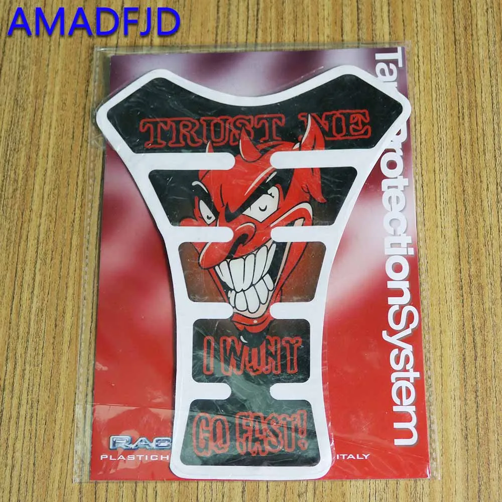 AMADFJD 3D череп логотип наклейка на мотоцикл Tankpad наклейка на бак накладка на Мотоцикл аксессуары гоночный протектор наклейки