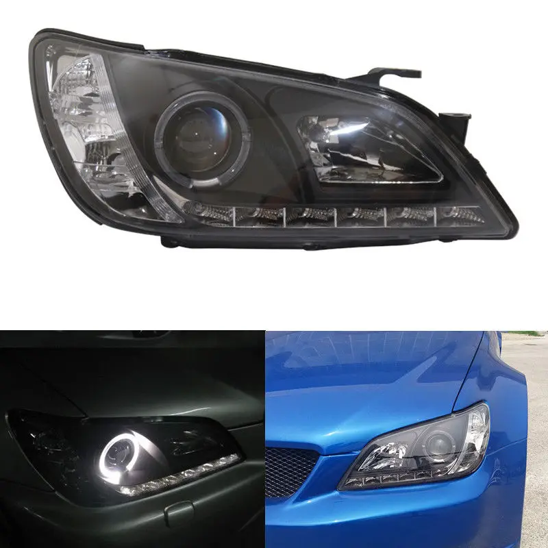 HID фары пригодный для Lexus IS200 1999-05/IS300 2001-05 с светодио дный DRL и ангел глаз |