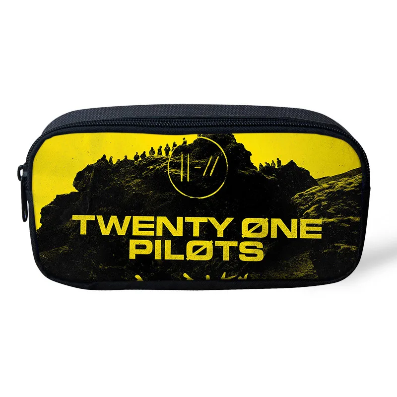 THIKIN الاطفال صندوق القلم واحد وعشرين الطيارين الأطفال اللوازم المدرسية طالب حقيبة أقلام رصاص التجميل حقيبة مخصص النساء حقيبة مستحضرات تجميل ...