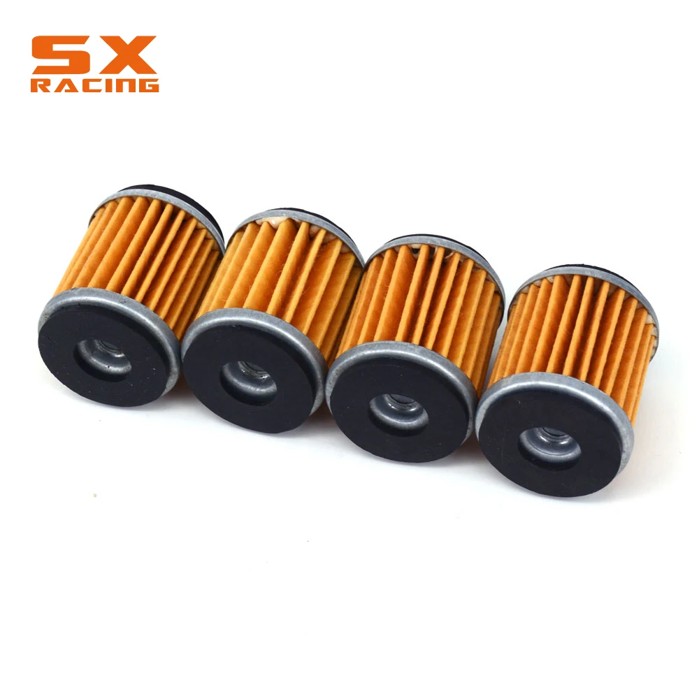 Мотоцикл 4 шт. масляный фильтр Cleaner для YAMAHA WR125 YZF125R WR250 XG250 XT250 YBR2505D1 YZ250 WR450 YZ450 VP125 YP125