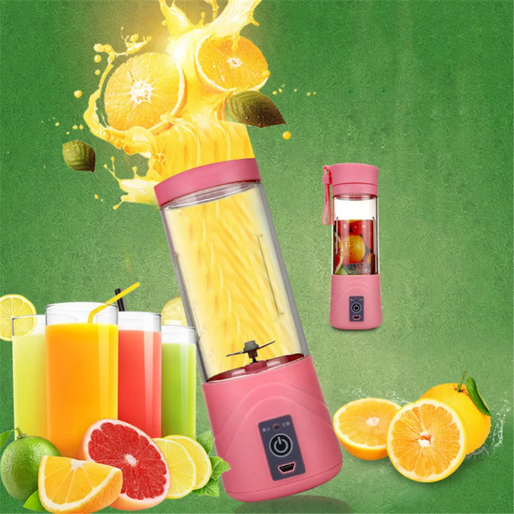 400 ml USB Electric Fruit Juicer Cup Mini Squeezers Reamers Portable