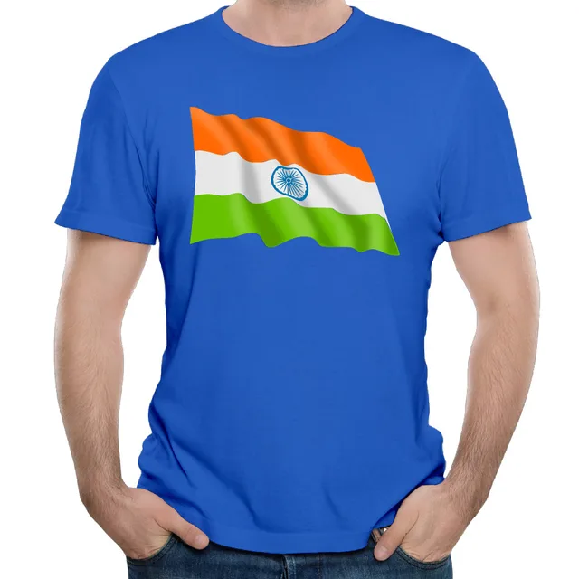 indian flag print t shirt