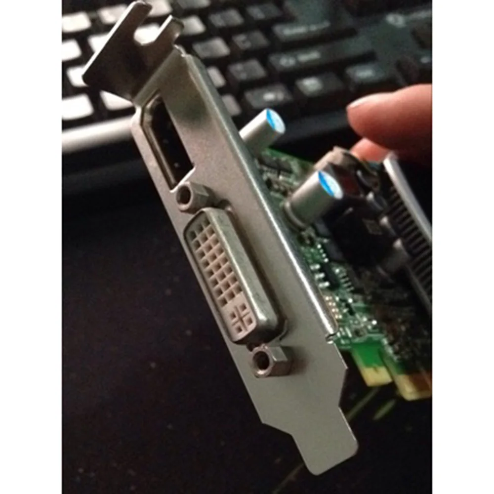 

DP&DVI Port Low-Profile Expansion Bracket for NVIDIA AMD ATI Video Graphics Card