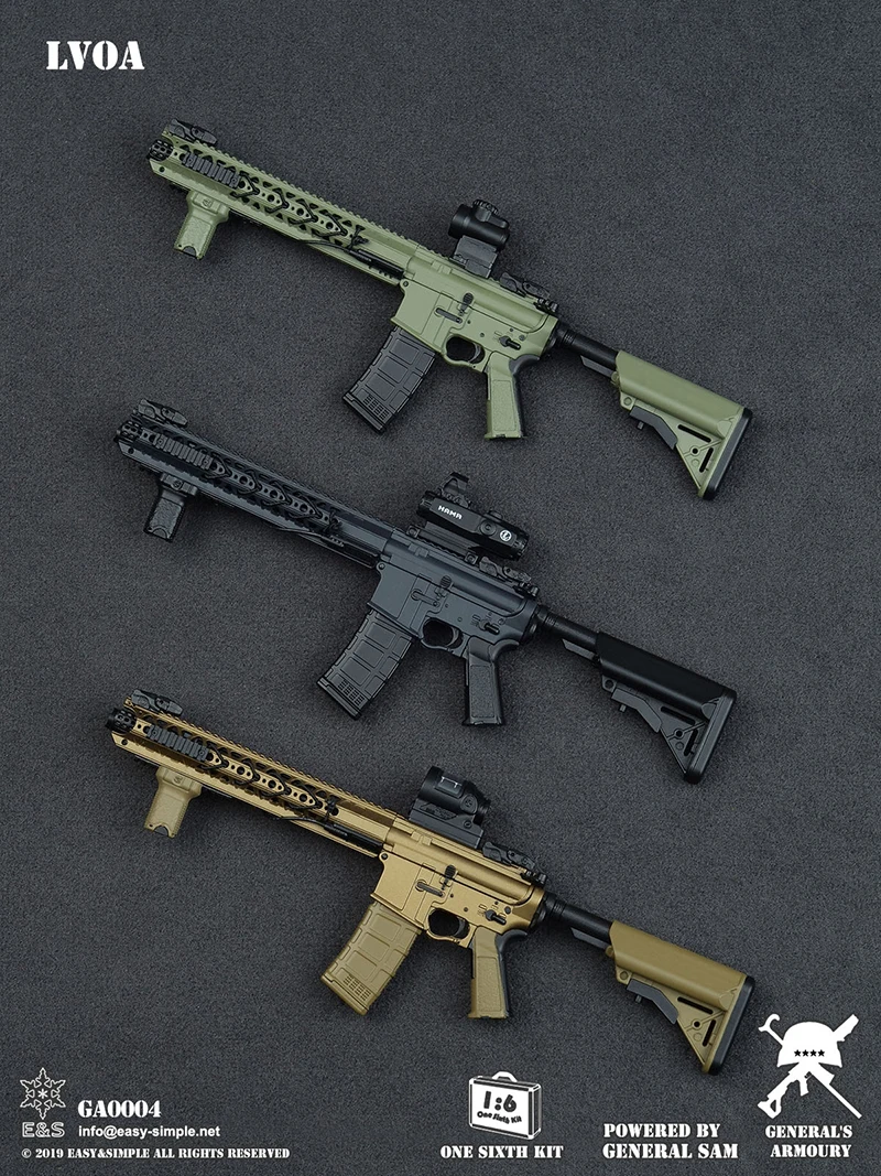 

Scale 1/6 Model Weapon Toys 1/6 GENERAL gun model Weapon Set II model guns for 12 inches Military Action Figure